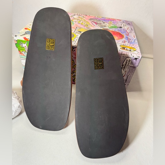 Jeffrey Campbell Devis Sandals Dark natural casual classic summer comfy style - Picture 6 of 7